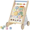 AIYAPLAY Loopwagentje voor baby's, houten loopfiets met Productafbeelding-voorbeeld 1