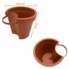 Blumentopf für Regenrohr - terracotta - Fallrohr Pflanztopf Produktbild-Vorschau 2