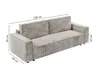 Schlafsofa mit Schlaffunktion DL und Bettkasten 200x140 Produktbild-Vorschau 3