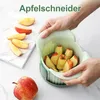 Apfelteiler, Obstschneider mit Entkerner, Untersatz zum Produktbild-Vorschau 2