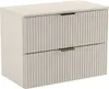 WENA Waschtischunterschrank 80 cm, geriffelte Fronten, Produktbild-Vorschau 2