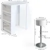 Bartisch-Set Vicco  Weiß 57 x 80 cm mit 2 Barhockern, Model Produktbild-Vorschau 7