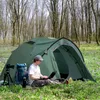 Outsunny Zelt für 2 Personen 190T Campingzelt mit Heringen Produktbild-Vorschau 2
