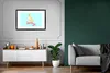 MuchoWow® Gerahmtes Poster Ente - Küken - Skateboard - Blau Produktbild-Vorschau 8