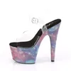 ADORE-708REFL Damen Sandale von Pleaser, Transparent EU 37, Produktbild-Vorschau 3
