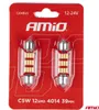 AMIO ZAROWKA LED 12-24V C5W C10W 39MM 12XSMD x Produktbild-Vorschau 4
