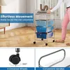 Carrello con 4 cassetti impilabili, carrello da bagno Anteprima dell’immagine prodotto 4