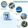 Outsunny 4 tlg. Kindersitzgruppe Garten 2 Klappstühle Produktbild-Vorschau 6