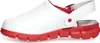 Abeba 7313 Clog weiß/rot mit Aufdruck  - 41 Produktbild-Vorschau 2