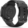 The back of a black smartwatch with a black strap is shown against a white background. Náhled obrázku produktu