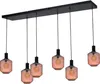 masterlight Pendelleuchte Porto 6-flammig Glas Produktbild-Vorschau 1