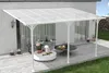 Terrassenüberdachung Carport KLEO 450L300 Aluminium Weiß Produktbild-Vorschau 11