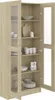 vidaXL Vitrinenschrank Sonoma-Eiche 82,5x30,5x185,5 cm Produktbild-Vorschau 4