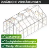 BRAST Gewächshaus Aluminium mit Fundament | 430x250x205cm | Produktbild-Vorschau 10