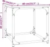vidaXL Beistelltisch Braun Eichen-Optik 40x40x40 cm Produktbild-Vorschau 8
