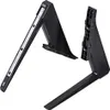 Two black plastic stands for a TV or monitor, shown against a white background. Anteprima dell’immagine prodotto