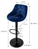 ML-Design 2er Set Barhocker Tresenhocker  360° drehbar, Produktbild-Vorschau 7