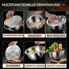 Reiswäscher Siebschale mit Reibe, 4-in-1-Waschschüssel für Produktbild-Vorschau 6