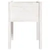 vidaXL Bac à plantes 2 pcs. Blanc 50x50x70 cm Pin massif Voir les images du produit 5