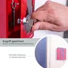 Notschlüsselkasten mit einem Glasbruchhammer von HMF in Rot Produktbild-Vorschau