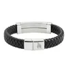 ZIPPO - Geflochtenes Lederarmband mit Stahlstäben - 20cm Produktbild-Vorschau 2