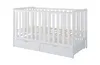 ZEE BAMBI Weiß Babybett 140x70 cm 2in1 mit 2 Schubladen Produktbild-Vorschau 4