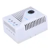 A white electronic device with ventilation slots and a dial on top. Anteprima dell’immagine prodotto