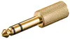 Goobay 11062 changeur de genre de câble 3.5mm 6,35 mm Or Voir les images du produit 1
