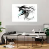 Bilder auf glas - Pferd Streifen Hengst Laufen - 100x70cm - Produktbild-Vorschau 6