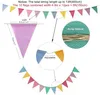 Wimpelkette Outdoor Pastell 4 Stück–  16 M Girlande Produktbild-Vorschau 4