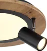 Globo Lighting plafoniera in metallo nero opaco, LED Anteprima dell’immagine prodotto 7
