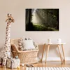 MuchoWow® Poster Wald - Baum - Nebel 60x40 cm - Produktbild-Vorschau 7