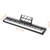 A digital piano with a music stand attached. Náhled obrázku produktu