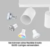 ZMH LED Deckenleuchte Weiß Deckenstrahler: GU10 Deckenlampe Produktbild-Vorschau 7