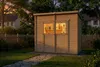 Alpholz Gerätehaus Alster 251x139cm Naturbelassen mit 19mm Produktbild-Vorschau 8