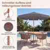 Sonnenschirm 300 cm, Gartenschirm holz, beidseitig, Produktbild-Vorschau 7