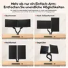 GTPLAYER Support de moniteur, bras de moniteur pour écrans Voir les images du produit 2