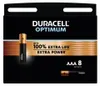 DURACELL Batterie Optimum AAA MN2400/LR3 8er Blister Podgląd zdjęcia produktu 2