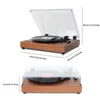 MzeliKing vinylový gramofon, retro gramofon, dřevěná stolní Náhled obrázku produktu 3