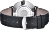 Alienwork IK Armbanduhr Herren Damen Silber Lederarmband Produktbild-Vorschau 6