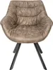 Design Stuhl THE DUTCH COMFORT taupe gepolstert mit Produktbild-Vorschau 8
