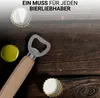 Braun Flaschenöffner mit stilvollem Holzgriff und Produktbild-Vorschau 6