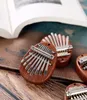 Mini kalimba - 8 touches - bois d'acajou - piano à pouces Voir les images du produit 2