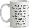 Mr. & Mrs. Panda Tasse Spruch Gordon Setter Freude - Weiß - Produktbild-Vorschau 3