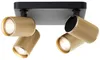 Brilliant Lampe Marty LED Spotplatte 4flg sand schwarz/matt Produktbild-Vorschau 2