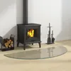 vidaXL Ohnisko s priehľadnou sklenenou doskou 1200 x 500 mm Náhľad obrázku produktu 2