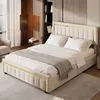 Łóżko tapicerowane UnboxG 160x200cm, łóżko na sprężynach Podgląd zdjęcia produktu 12