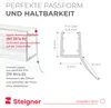 STEIGNER Duschtürdichtung gebogen UK12 80 cm (1 Stk.) Produktbild-Vorschau 4