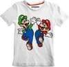 Kurzarm-T-Shirt für Kinder Super Mario Mario and Luigi Weiß Produktbild-Vorschau 1