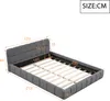 CDGlobal Polsterbett 160x200cm mit Lattenrost und Kopfteil, Produktbild-Vorschau 4